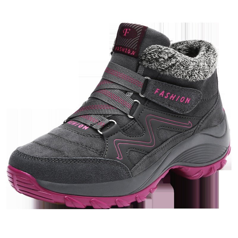 Chaussures de Randonnée Femme Cuir Véritable Antidérapantes Imperméables Sport Camping - IVOIRART.COM