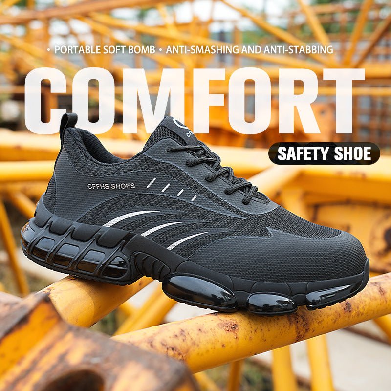 Chaussures de sécurité City Defense avec semelle Popcorn, protection acier - IVOIRART.COM