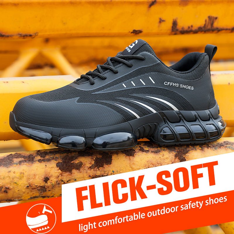 Chaussures de sécurité City Defense avec semelle Popcorn, protection acier - IVOIRART.COM