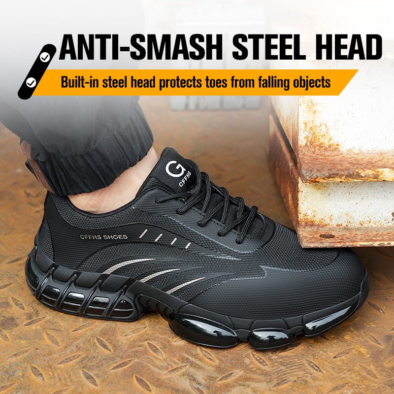Chaussures de sécurité City Defense avec semelle Popcorn, protection acier - IVOIRART.COM