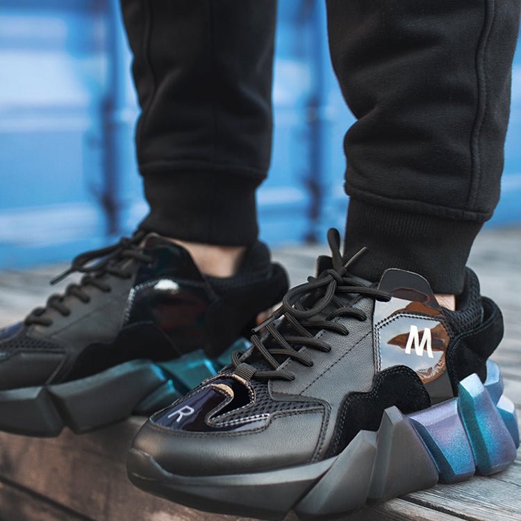 Chaussures de sport décontractées Climax à semelle épaisse - 3D, respirantes mix - IVOIRART.COM