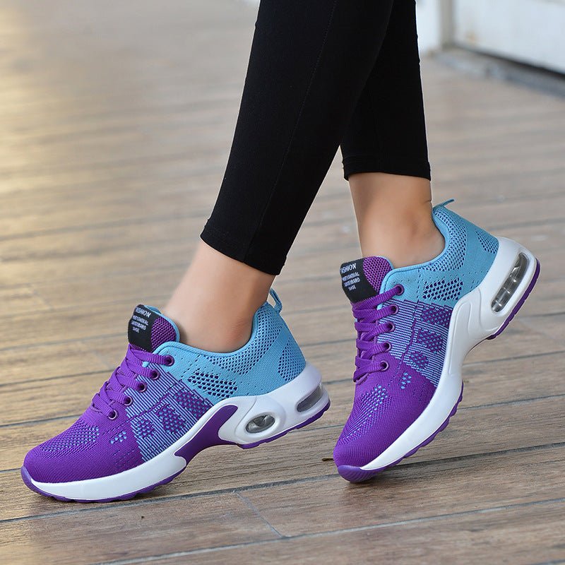 Chaussures de sport respirantes à semelle souple et amortie pour femme - IVOIRART.COM