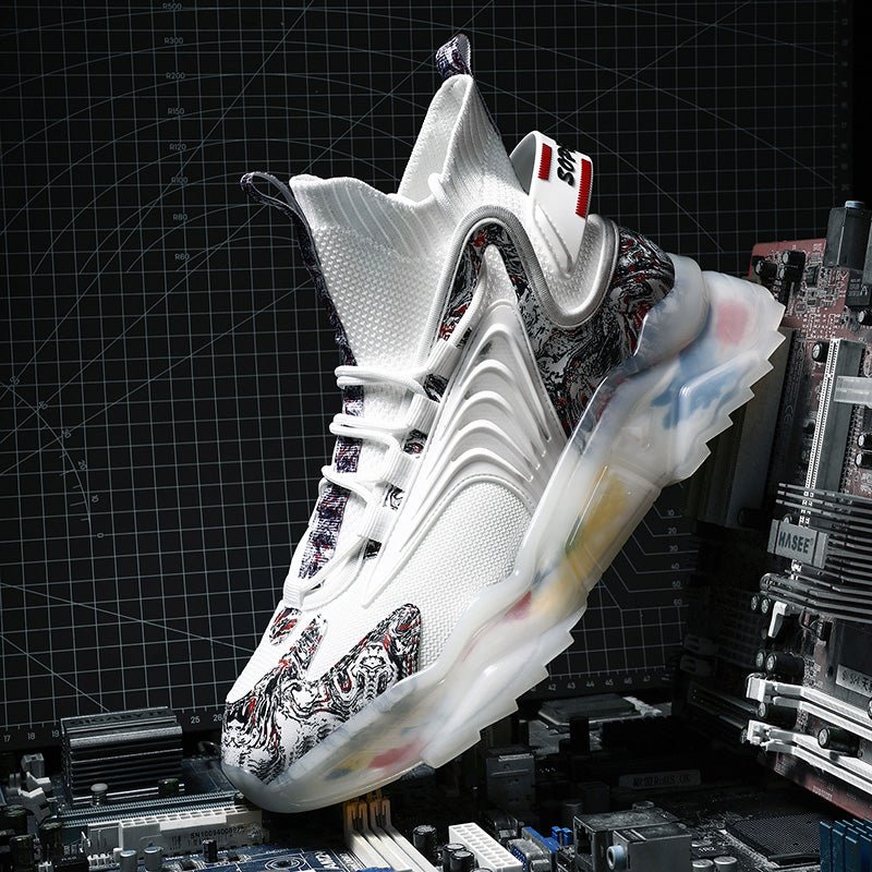 Chaussures de sport respirantes en maille fine pour course, basketball, loisirs - IVOIRART.COM