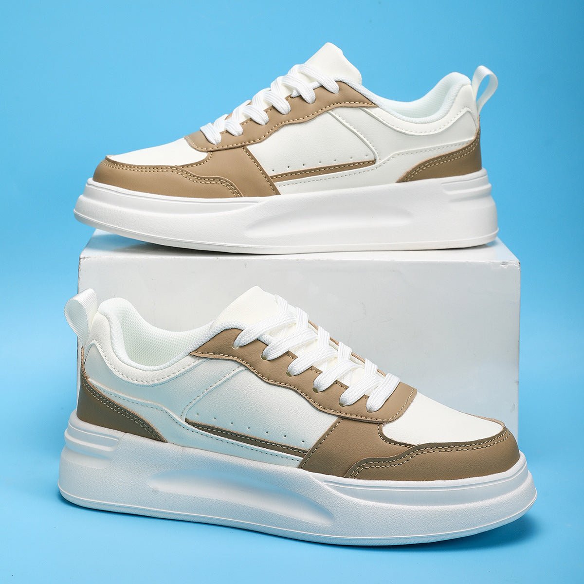 Chaussures décontractées compensées pour femme, rehaussant la stature avec style - IVOIRART.COM
