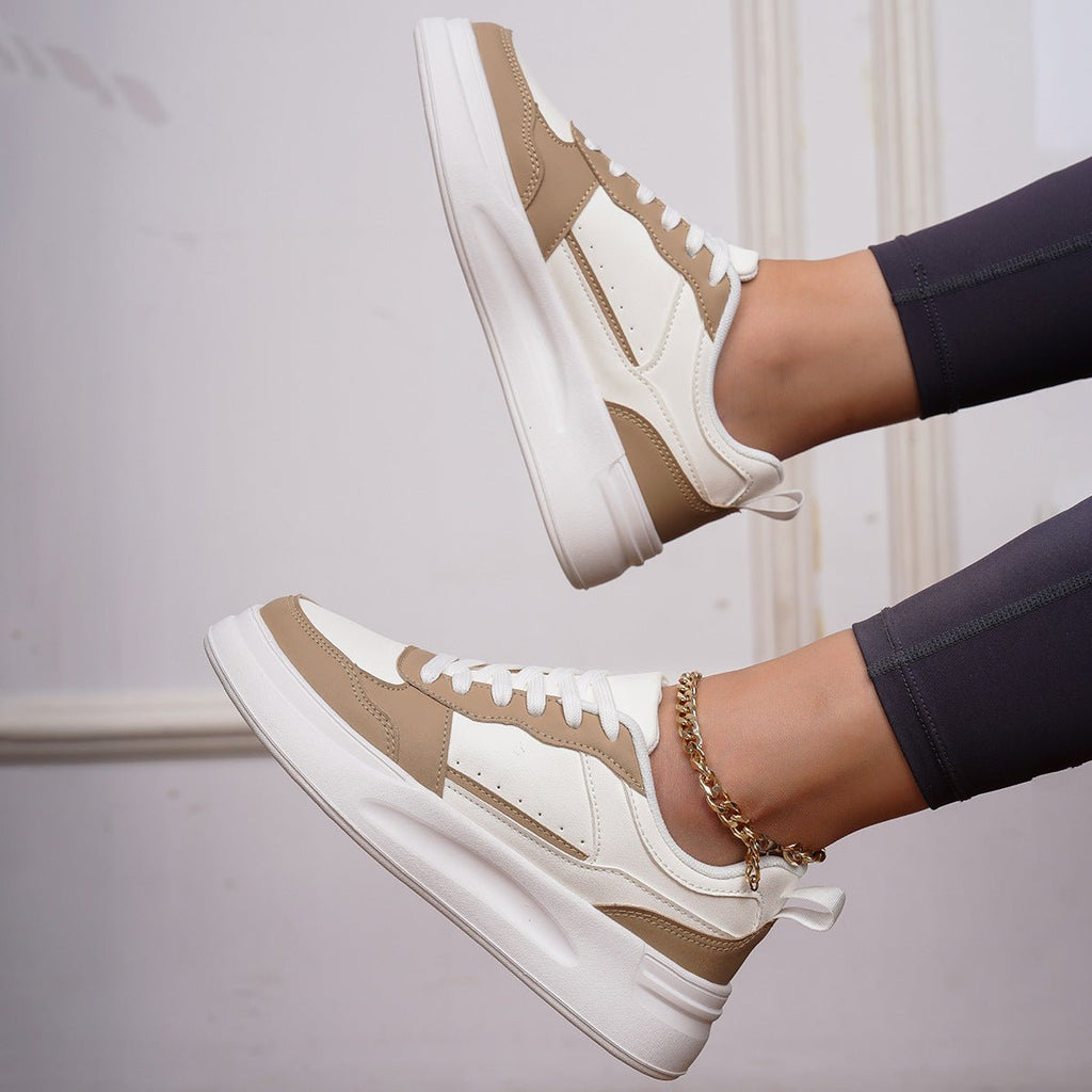 Chaussures décontractées compensées pour femme, rehaussant la stature avec style - IVOIRART.COM