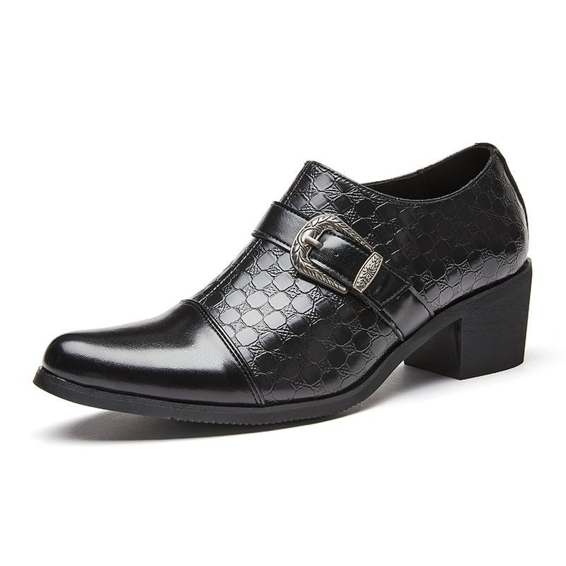 Chaussures décontractées cuir serpent style cubain pour homme élégance authentique - IVOIRART.COM