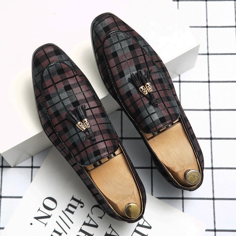 Chaussures décontractées en cuir microfibre pour homme – style coiffeur éditions - IVOIRART.COM