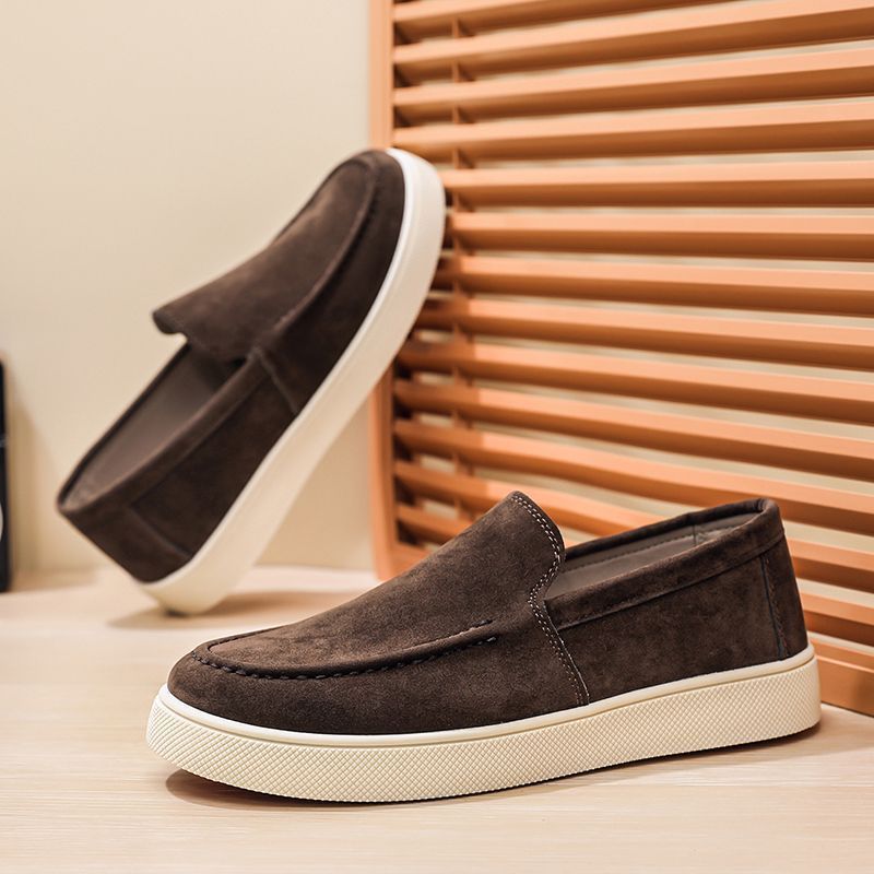 Chaussures décontractées homme à bride simple, mocassin léger pour l'été élégant. - IVOIRART.COM