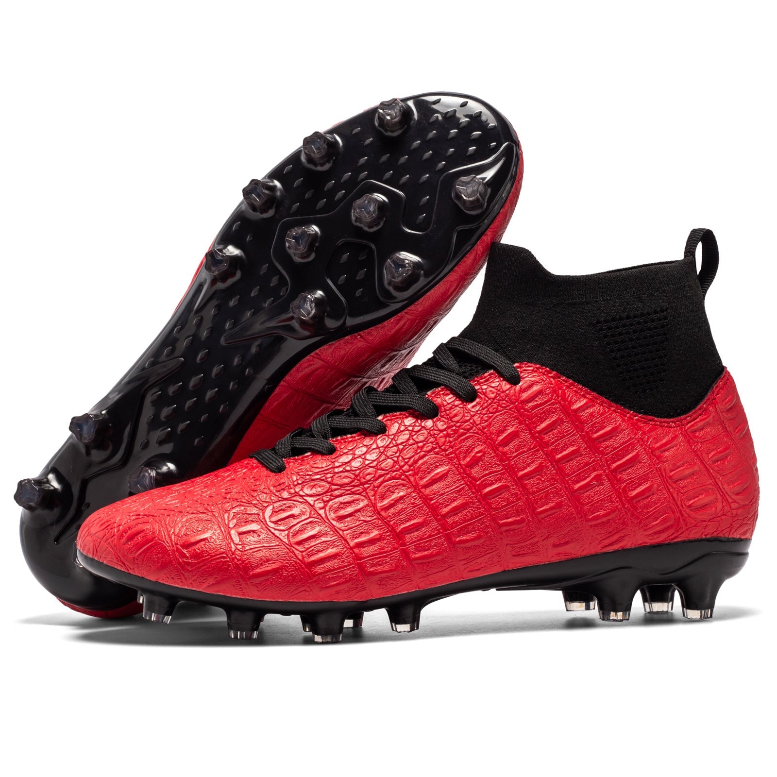 Chaussures d'entraînement montantes pour hommes, chaussettes de football stylées - IVOIRART.COM