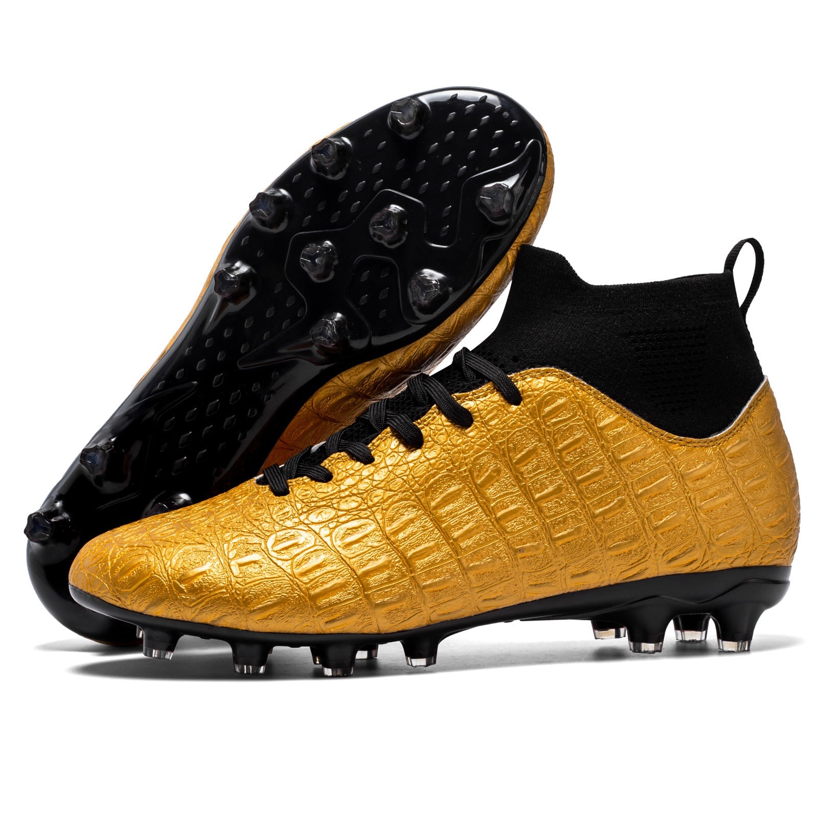 Chaussures d'entraînement montantes pour hommes, chaussettes de football stylées - IVOIRART.COM