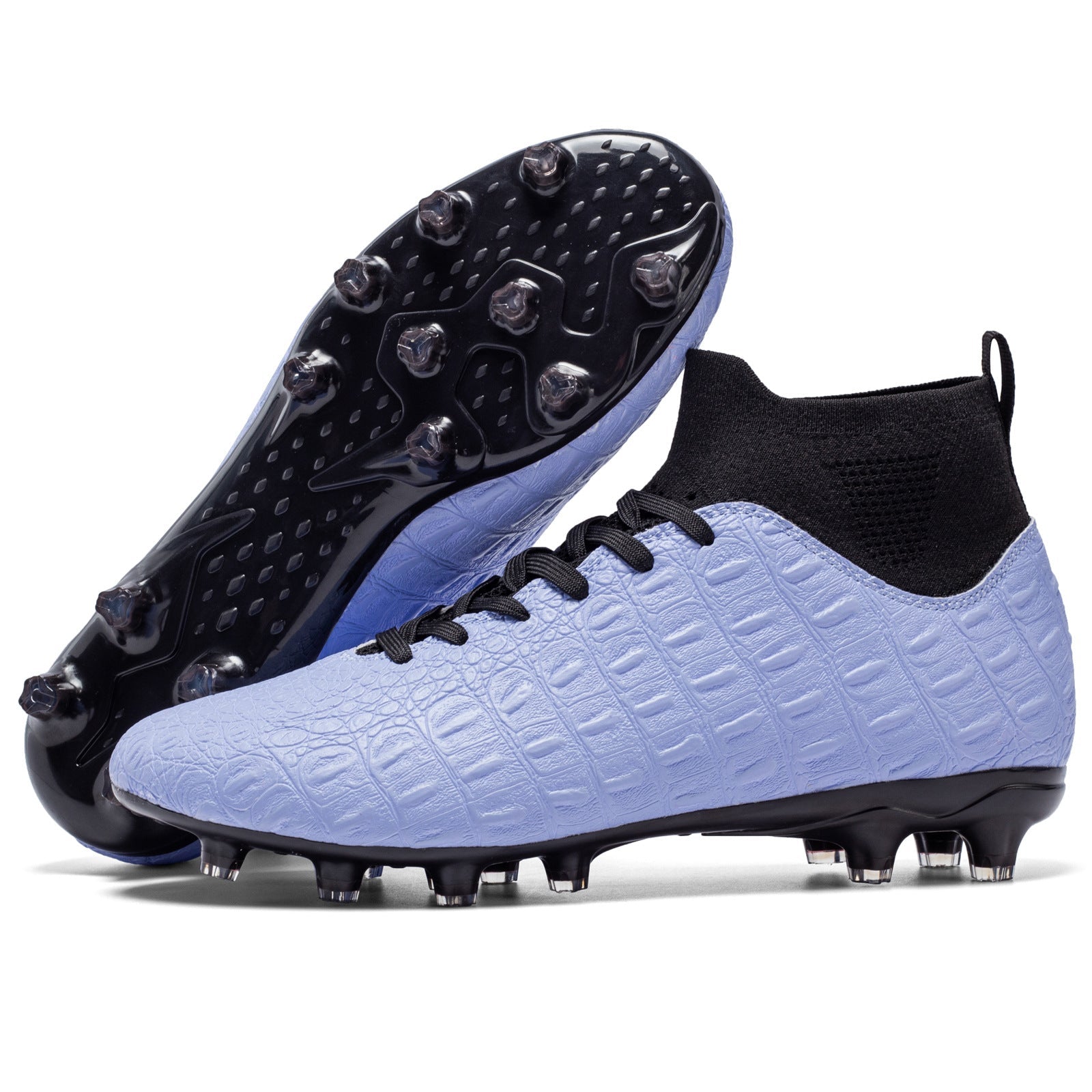 Chaussures d'entraînement montantes pour hommes, chaussettes de football stylées - IVOIRART.COM