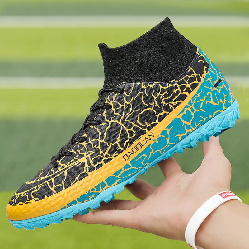Chaussures d'entraînement montantes pour hommes et jeunes joueurs de football - IVOIRART.COM