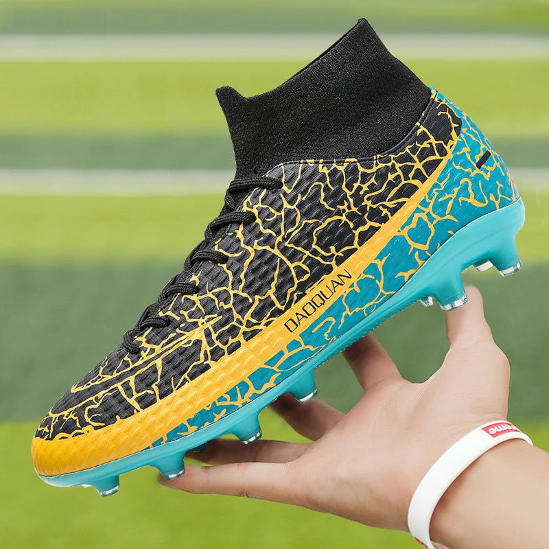 Chaussures d'entraînement montantes pour hommes et jeunes joueurs de football - IVOIRART.COM