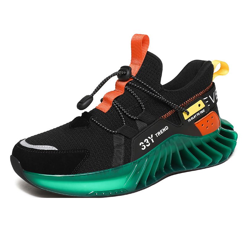 Chaussures d'injection basses pour hommes automne sport quotidien bout rond - IVOIRART.COM