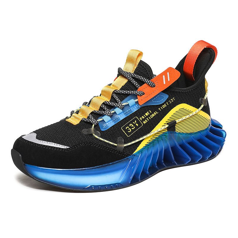 Chaussures d'injection basses pour hommes automne sport quotidien bout rond - IVOIRART.COM