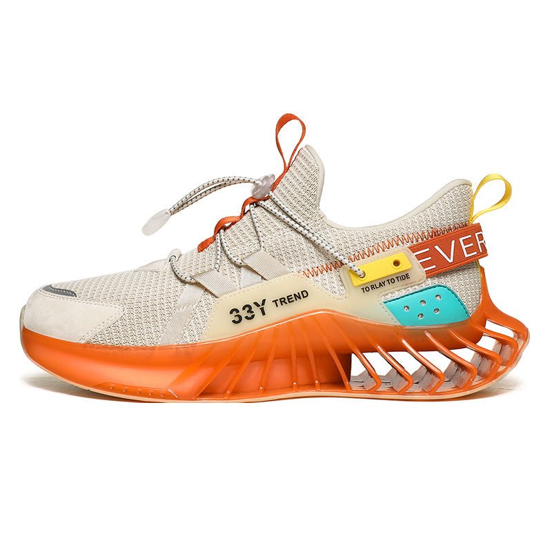 Chaussures d'injection basses pour hommes automne sport quotidien bout rond - IVOIRART.COM