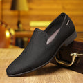 Chaussures élégantes homme à bout pointu en cuir respirantes et confortables chic - IVOIRART.COM