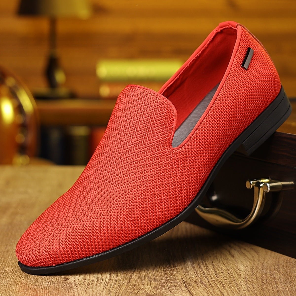 Chaussures élégantes homme à bout pointu en cuir respirantes et confortables chic - IVOIRART.COM