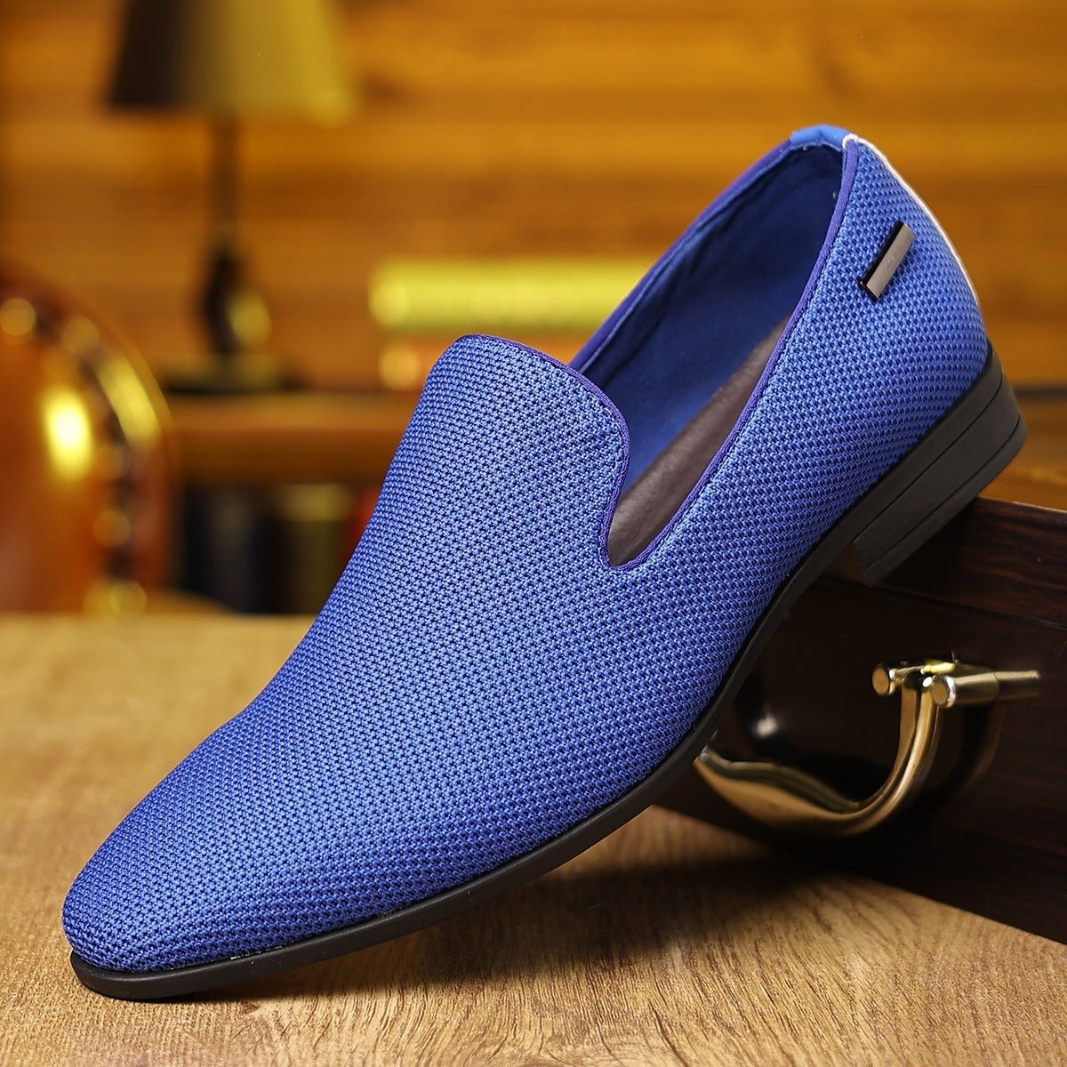 Chaussures élégantes homme à bout pointu en cuir respirantes et confortables chic - IVOIRART.COM