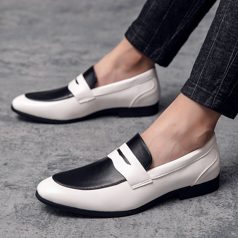 Chaussures en cuir homme style britannique pour costume - élégantes respirantes. - IVOIRART.COM