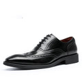 Chaussures en cuir pour homme, semelle caoutchouc, bout renforcé Oxford classiques - IVOIRART.COM