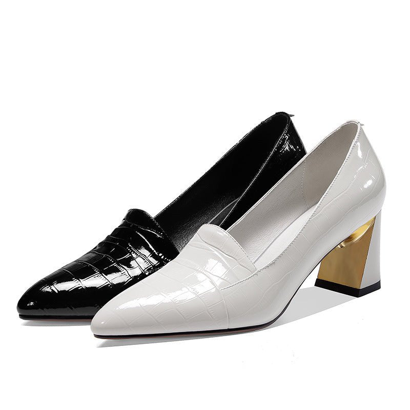 Chaussures Femme à Talons Hauts Effet Profond Coloris Uni Mode Europe - Amérique - IVOIRART.COM
