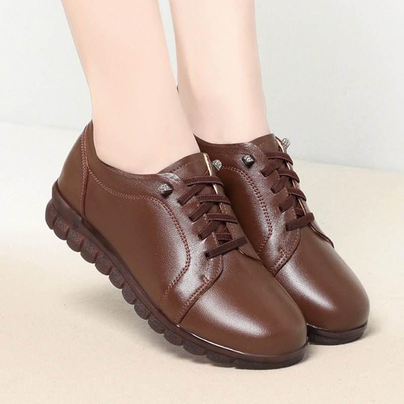 Chaussures femme cuir noir semelle souple tige cuir souple confort quotidien et - IVOIRART.COM