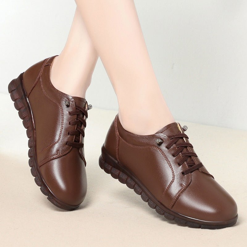 Chaussures femme cuir noir semelle souple tige cuir souple confort quotidien et - IVOIRART.COM