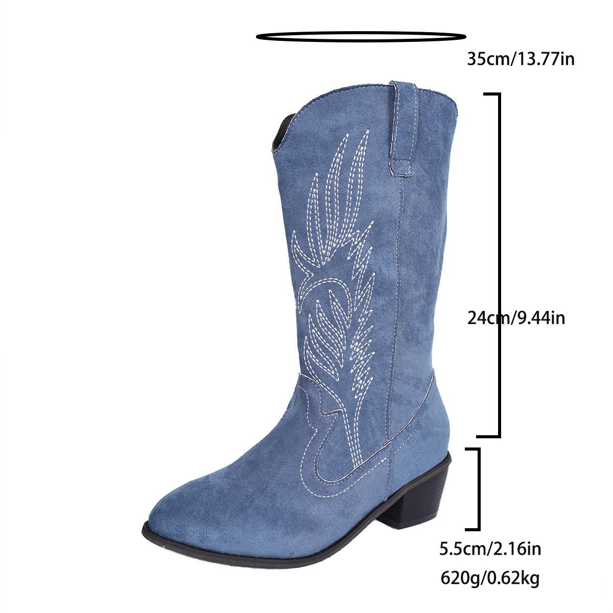 Chaussures Femme en Cuir et Daim Denim pour Automne et Hiver Élégantes - IVOIRART.COM