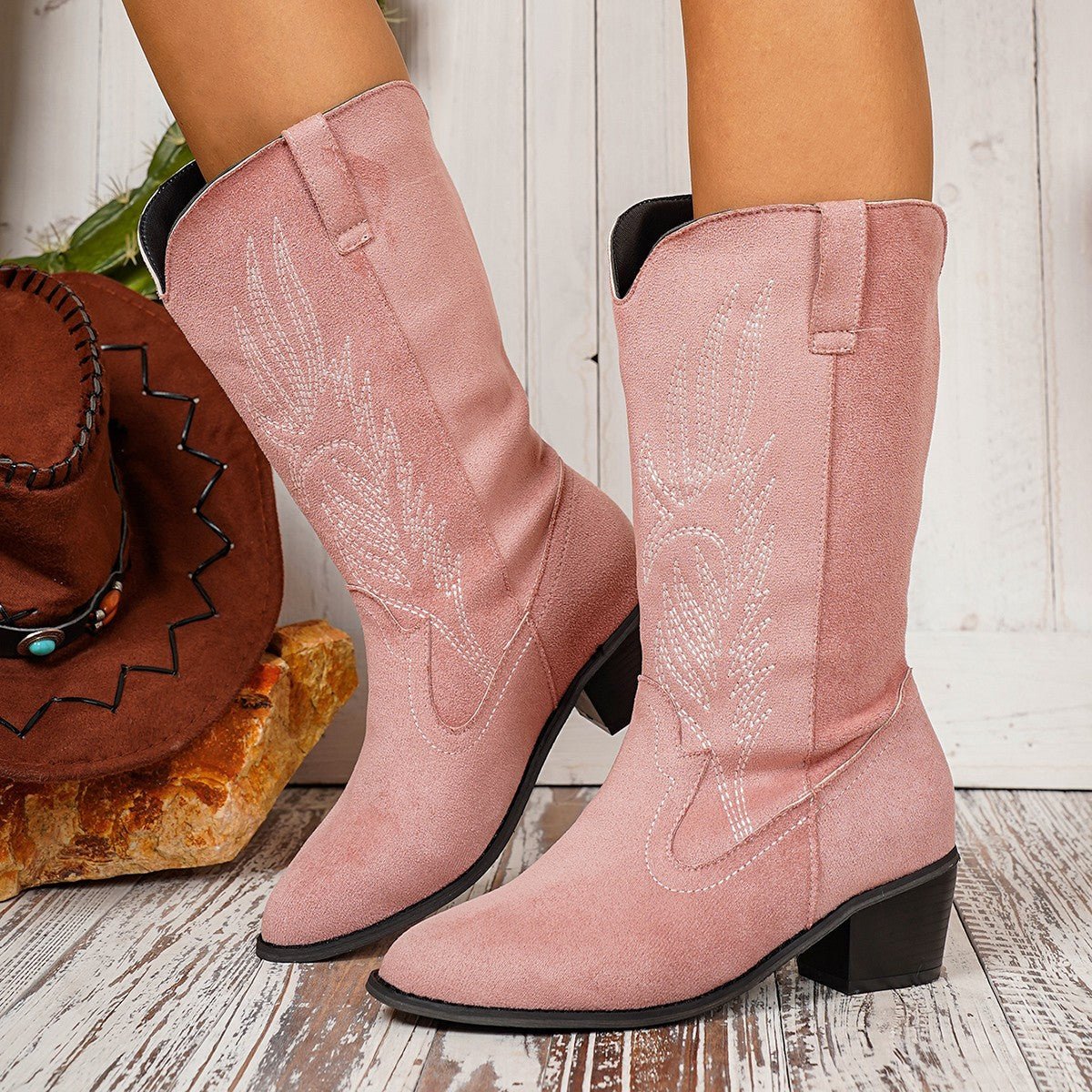 Chaussures Femme en Cuir et Daim Denim pour Automne et Hiver Élégantes - IVOIRART.COM