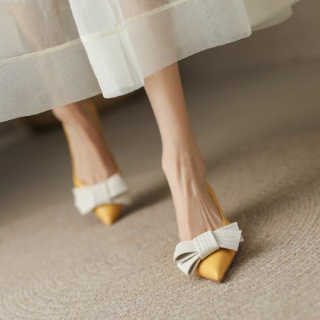 Chaussures Femme Taille Plus en Cuir Véritable Style Rétro Français Noires - IVOIRART.COM