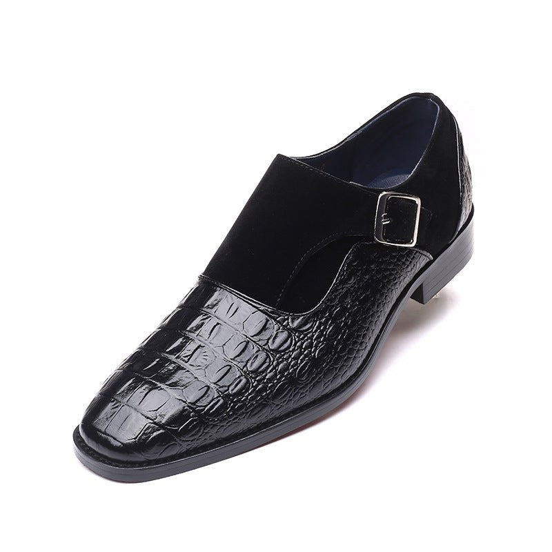 Chaussures formelles pointues pour homme en PU synthétique, semelle caoutchouc.. - IVOIRART.COM