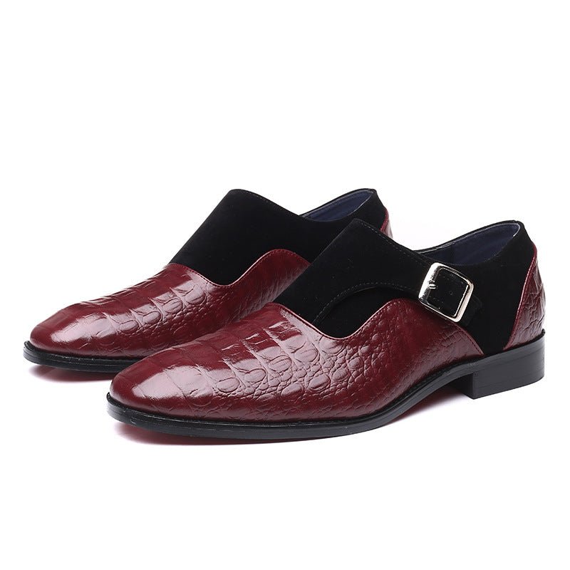 Chaussures formelles pointues pour homme en PU synthétique, semelle caoutchouc.. - IVOIRART.COM