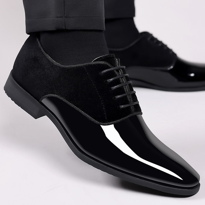 Chaussures habillées en cuir pour homme, légères et tendance, élévation discrète - IVOIRART.COM