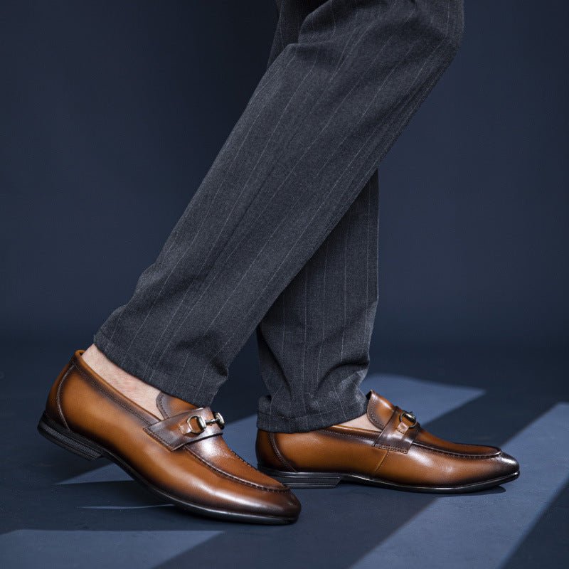 Chaussures habillées homme cuir faites main, élégantes et respirantes, durables! - IVOIRART.COM