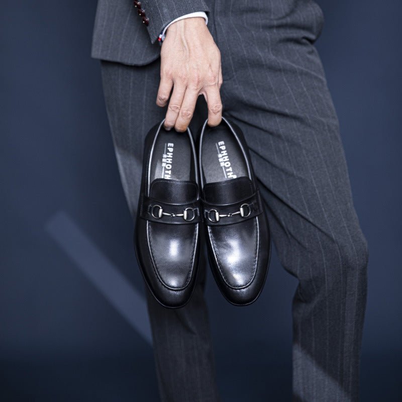 Chaussures habillées homme cuir faites main, élégantes et respirantes, durables! - IVOIRART.COM