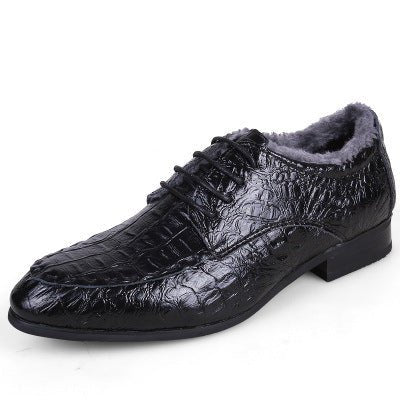 Chaussures habillées homme motif pieuvre automne en cuir grain crocodile élégant - IVOIRART.COM