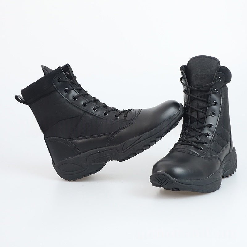 Chaussures hautes d’extérieur camouflage style britannique, résistantes et antidérapantes pour randonnée - IVOIRART.COM