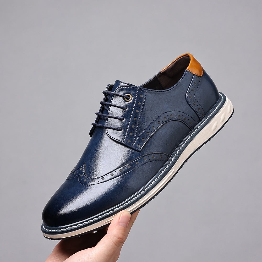 Chaussures homme British business-casual en cuir — élégantes résistantes confort - IVOIRART.COM