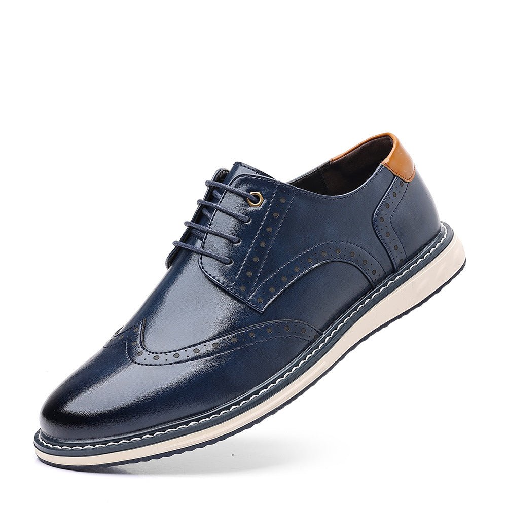 Chaussures homme British business-casual en cuir — élégantes résistantes confort - IVOIRART.COM