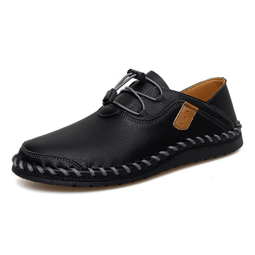 Chaussures homme cuir décontractées à semelle souple et adhérence antidérapante. - IVOIRART.COM