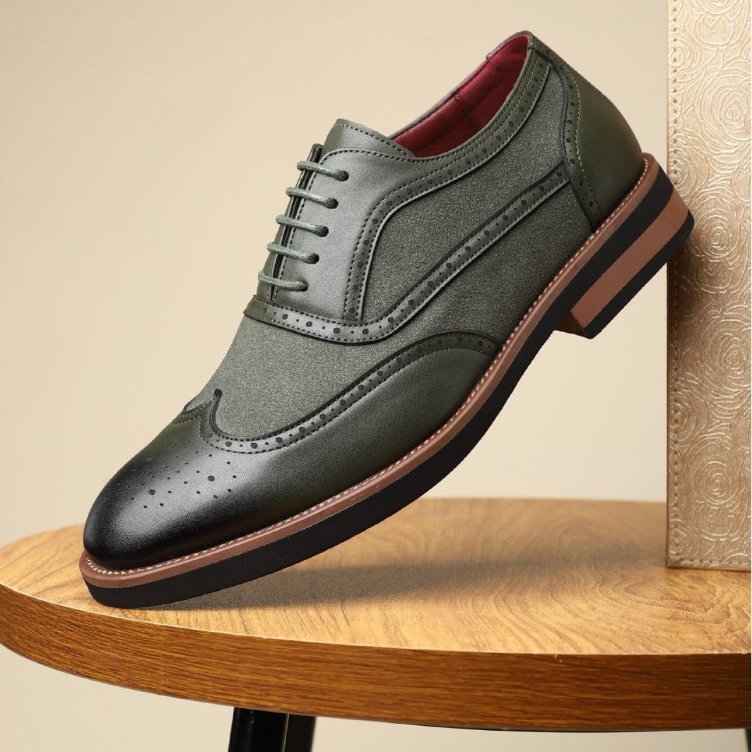 Chaussures homme cuir respirant confort business décontracté haut de gamme-élite - IVOIRART.COM