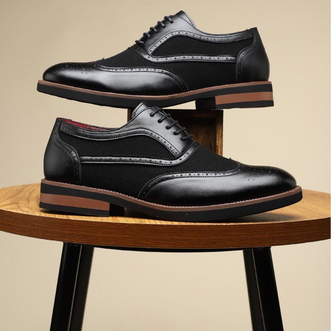 Chaussures homme cuir respirant confort business décontracté haut de gamme-élite - IVOIRART.COM