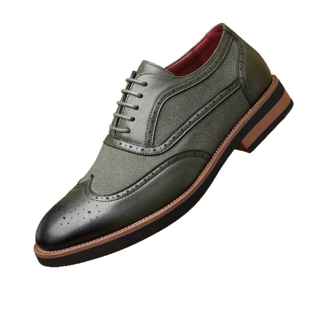 Chaussures homme cuir respirant confort business décontracté haut de gamme-élite - IVOIRART.COM