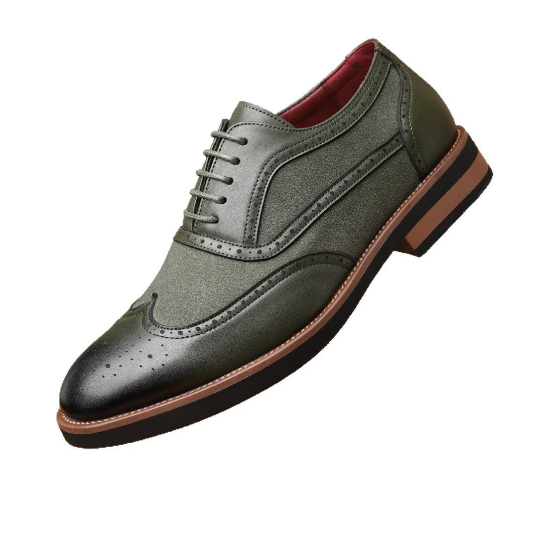 Chaussures homme cuir respirant confort business décontracté haut de gamme-élite - IVOIRART.COM