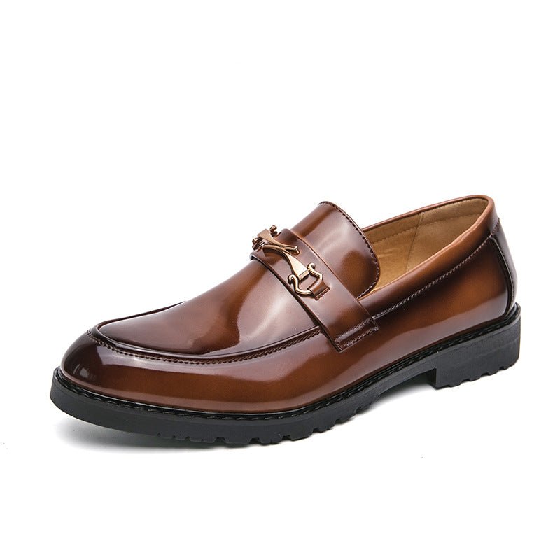 Chaussures homme cuir souple nouvelle génération finition brillante, style casual - IVOIRART.COM