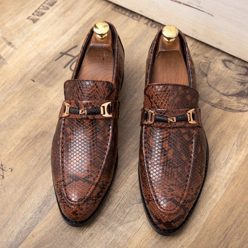 Chaussures homme cuir styliste rouge pour mariage et tenue business élégante pro - IVOIRART.COM