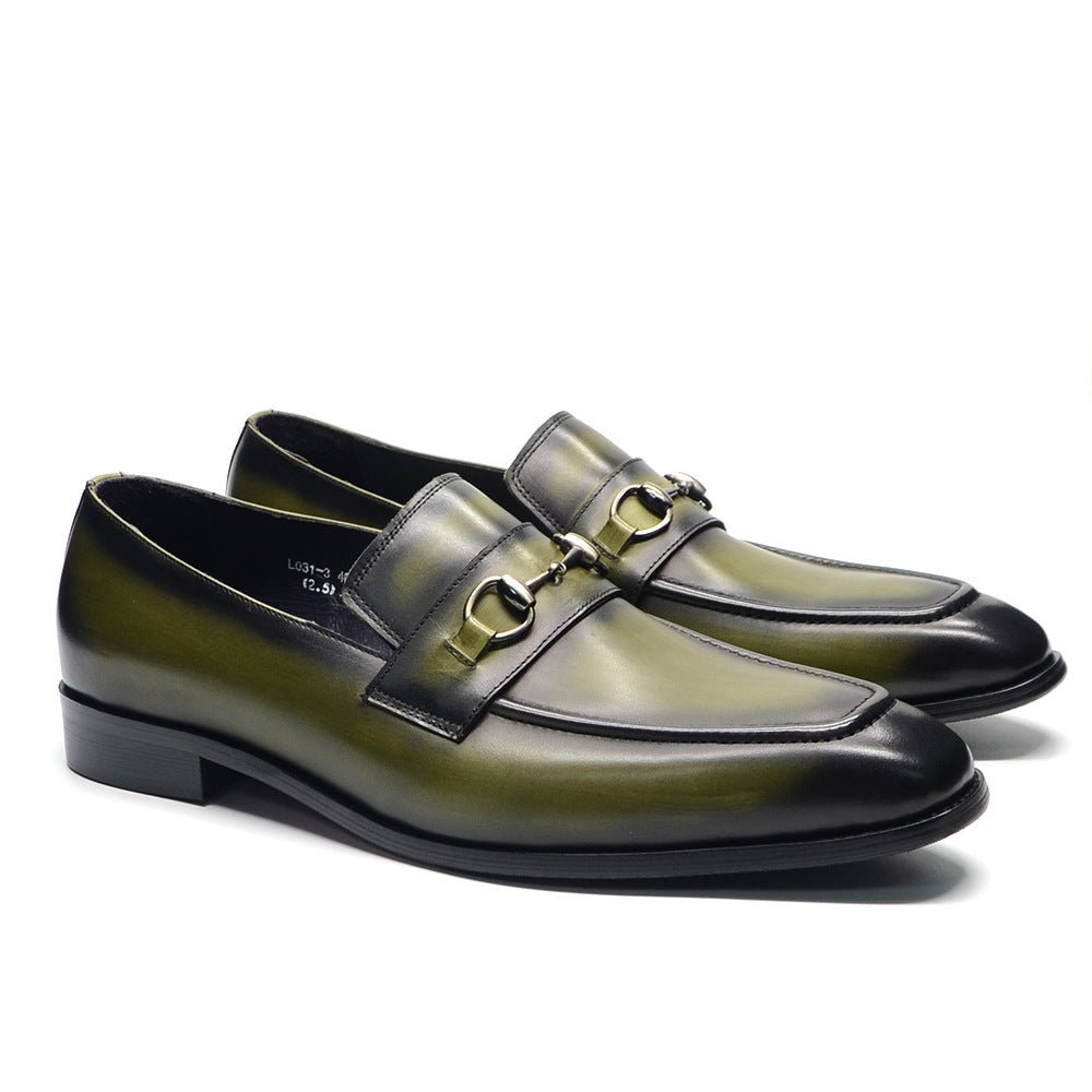 Chaussures homme cuir vachette été tendance pour un style business casual élégant - IVOIRART.COM