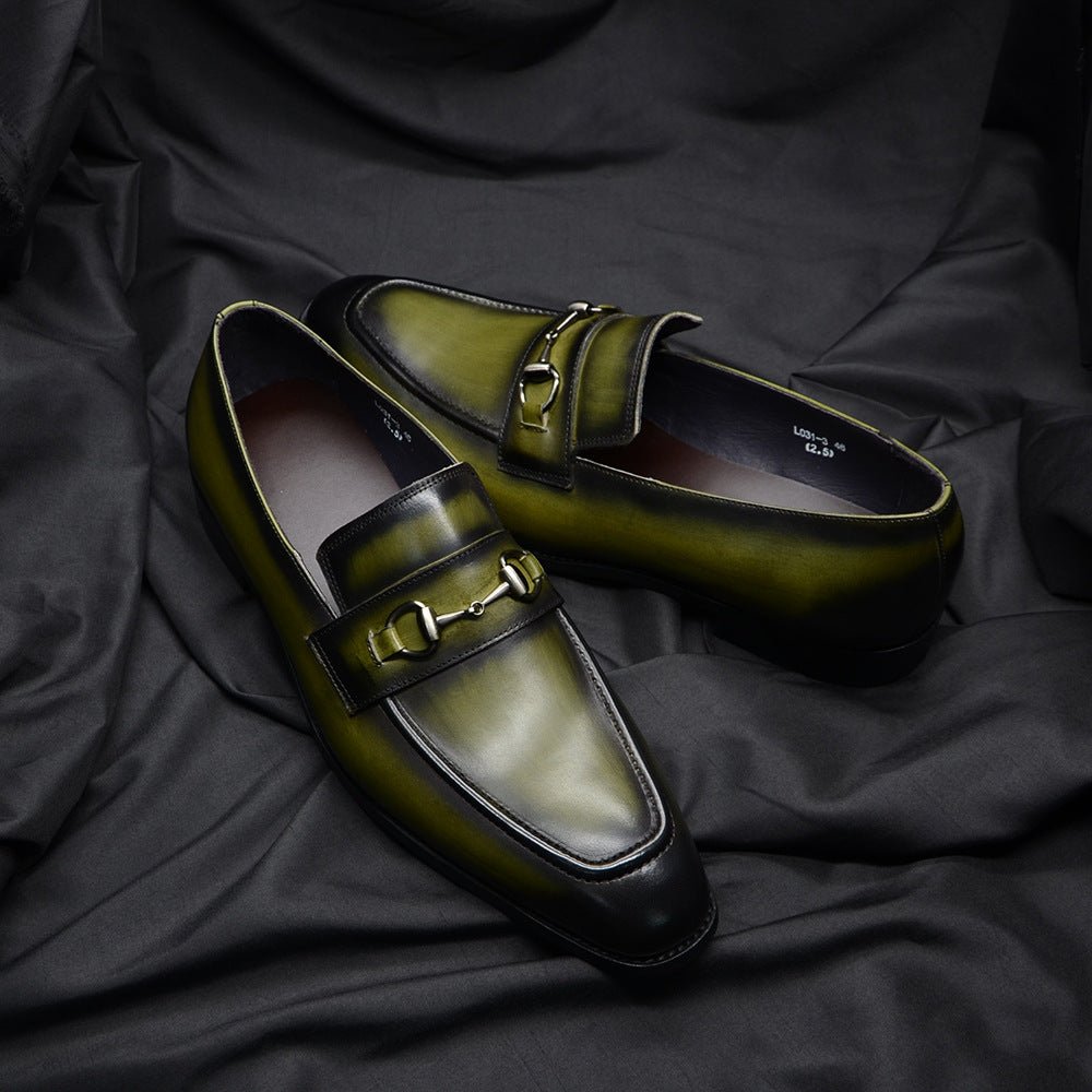 Chaussures homme cuir vachette été tendance pour un style business casual élégant - IVOIRART.COM