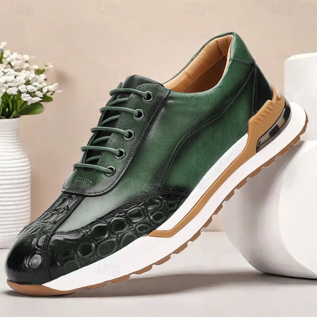 Chaussures Homme en Cuir de Vachette Première Couche pour un Style Authentique - IVOIRART.COM